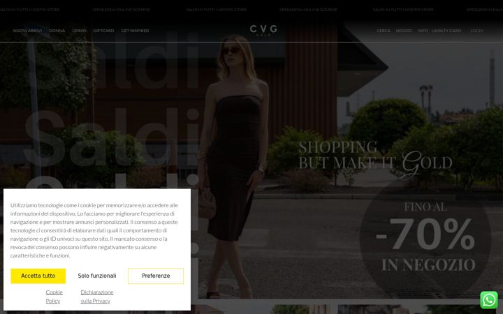Screenshot of cvggold.it