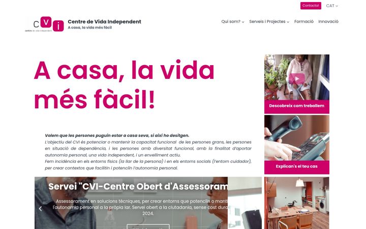 Screenshot von cvi-bcn.org