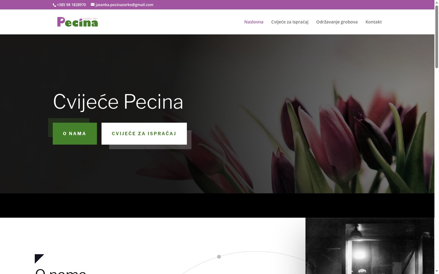 Snimka zaslona bannera za privolu prikazanog prije bilo kakve interakcije