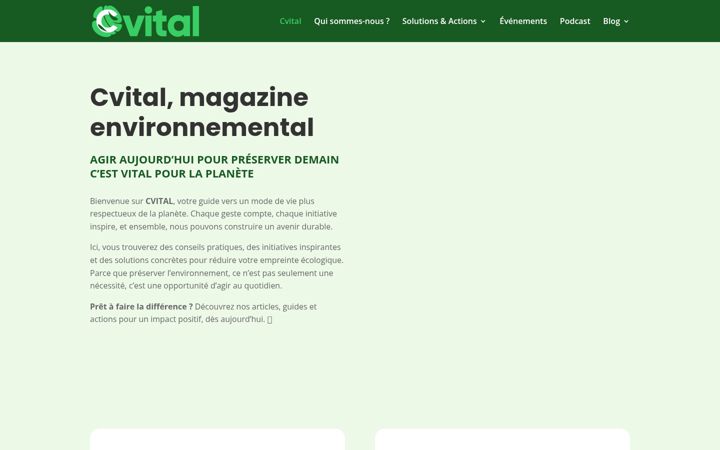 Screenshot of cvital.net