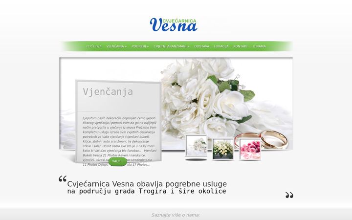 Screenshot of cvjecarnicavesna.com