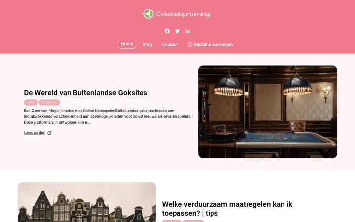 Skærmbillede af cvketelopruiming.nl