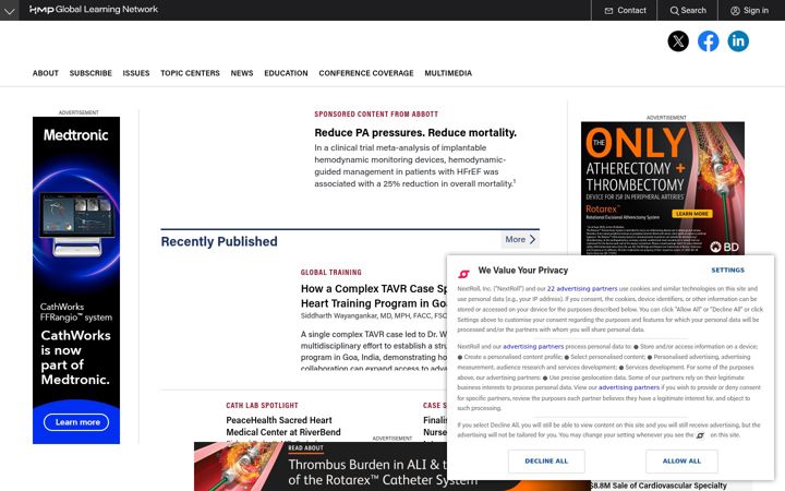 Screenshot of cvlearningnetwork.com