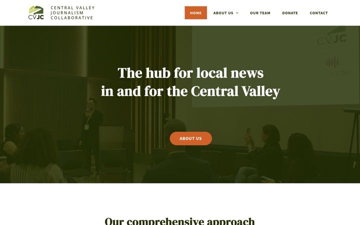 Screenshot of cvlocaljournalism.org