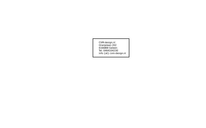 Screenshot of cvm-design.nl