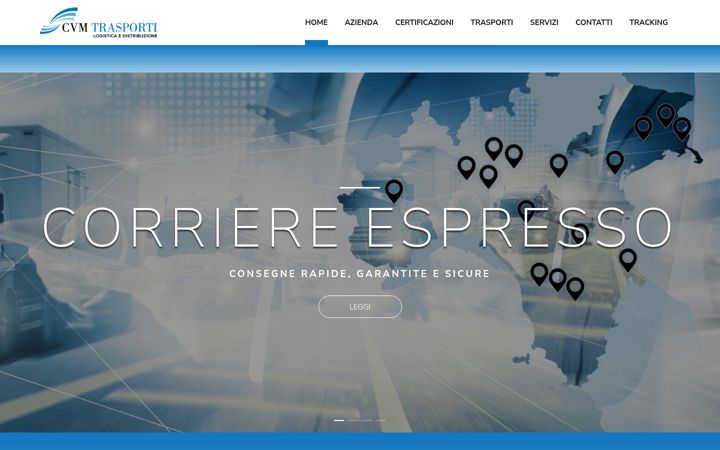 Screenshot of cvmtrasporti.it