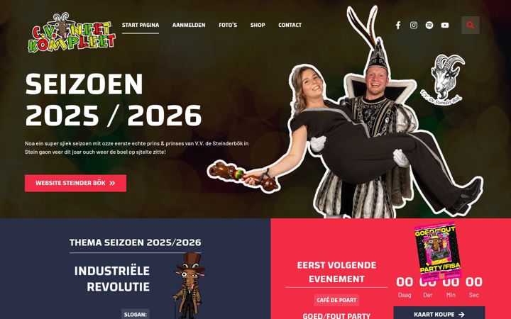 Skærmbillede af cvneetkompleet.nl
