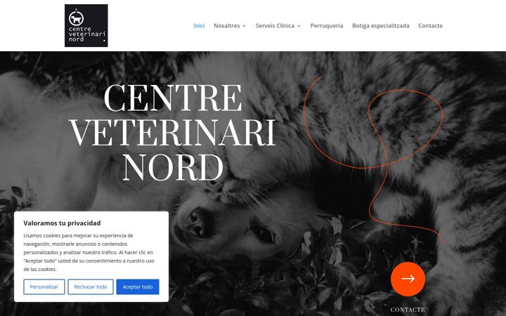 Screenshot of cvnord.com