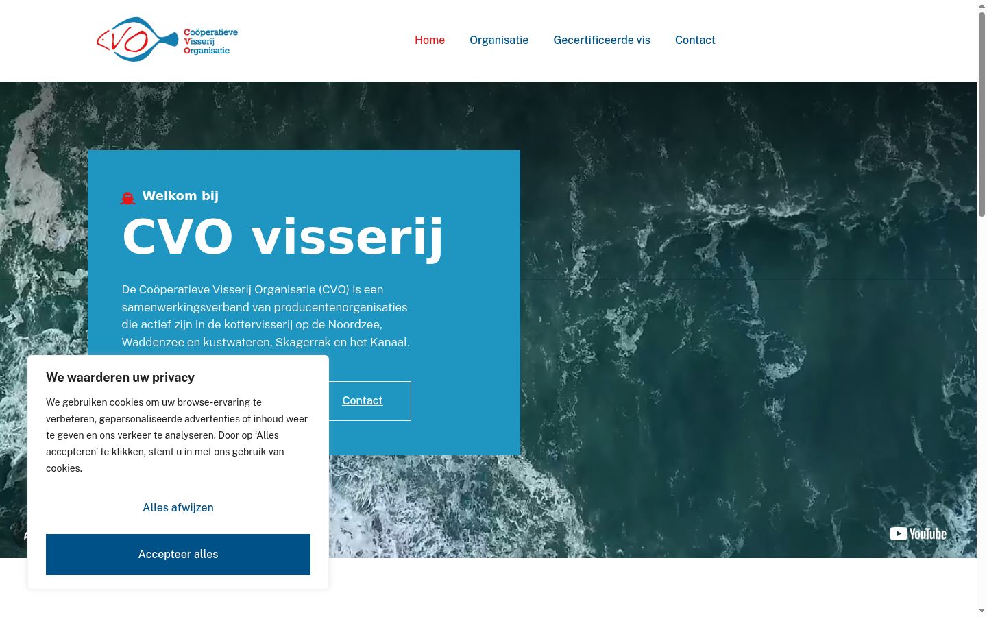 Sutikimo reklamjuostės, rodytos prieš bet kokią sąveiką, ekrano kopija