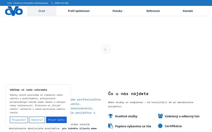 Screenshot of cvo.sk