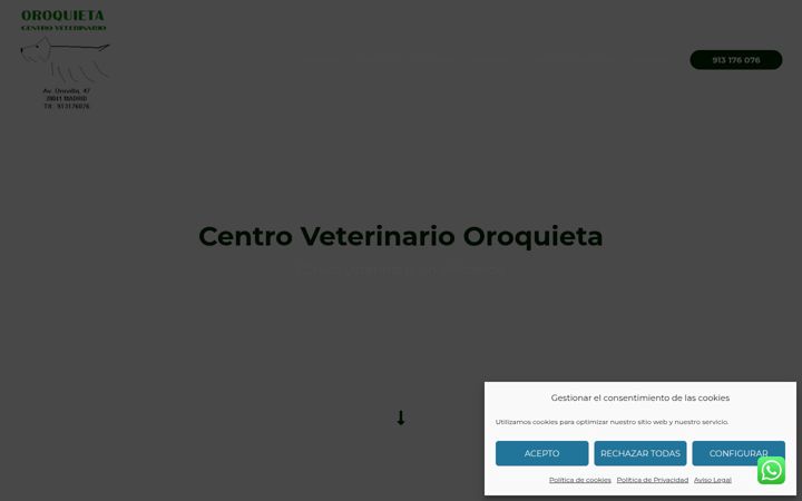 Captură de ecran a cvoroquieta.es