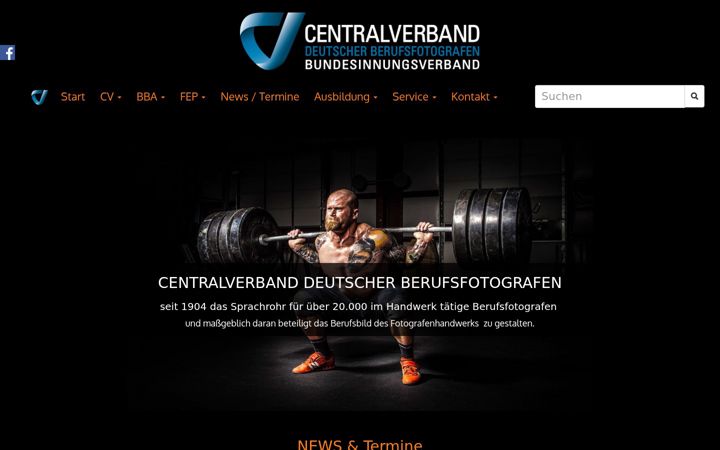 Screenshot of cvphoto.de