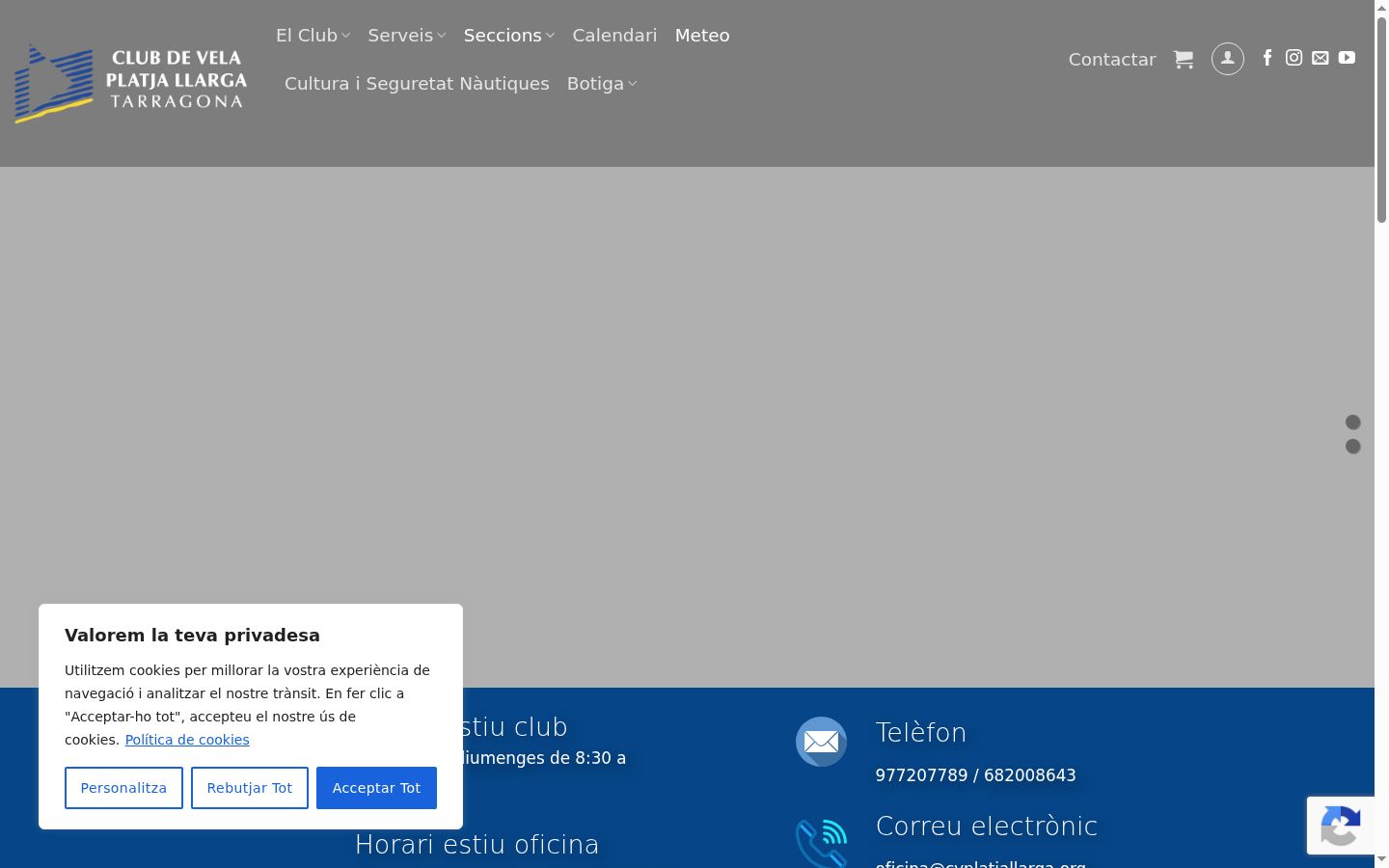 Screenshot van de toestemmingsbanner zoals getoond vóór enige interactie