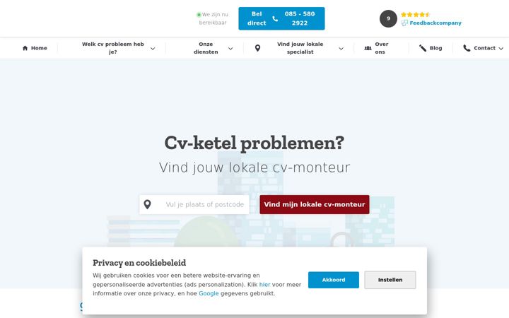 Screenshot of cvprobleemkwijt.nl