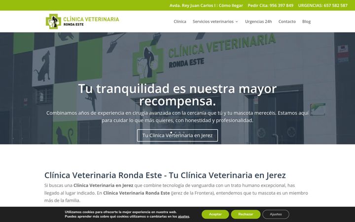 Screenshot of cvrondaeste.com
