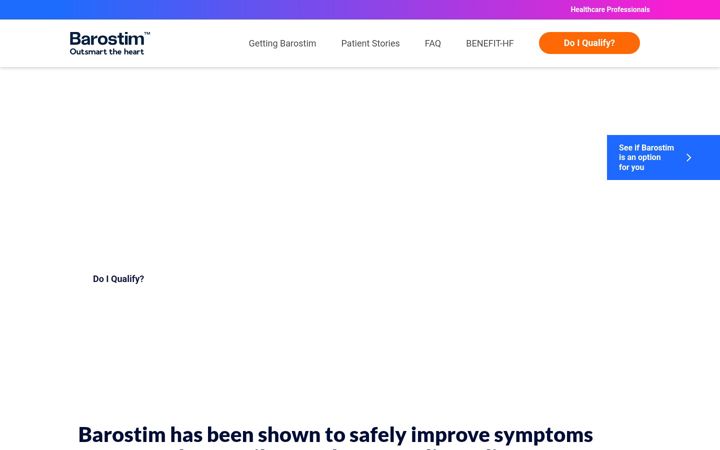 Screenshot of cvrx.com