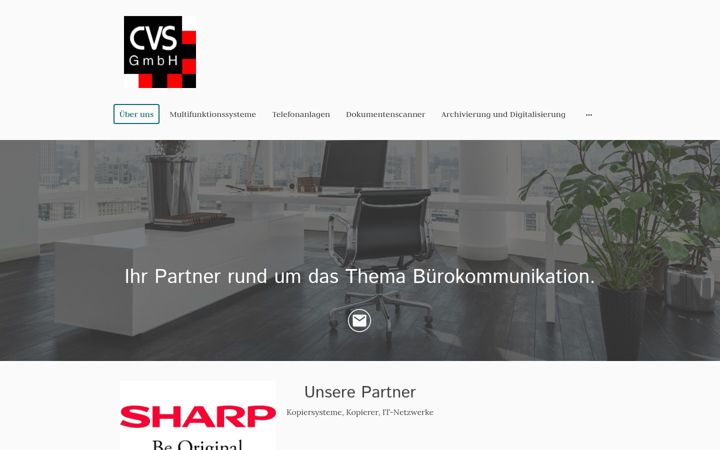 Screenshot of cvs-gmbh.com