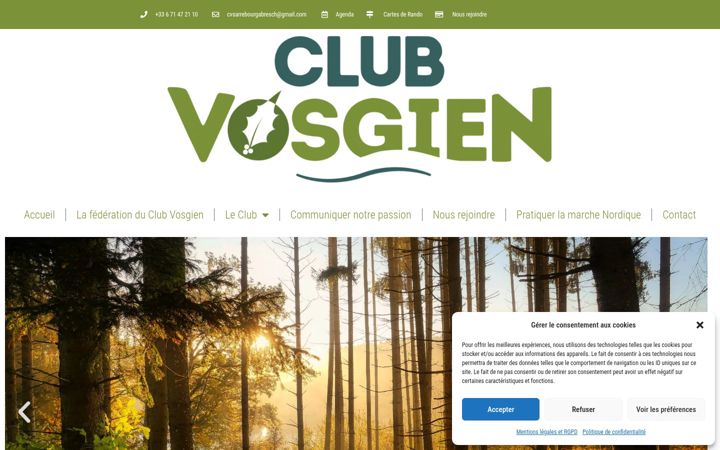 Screenshot of cvsarrebourgabresch.fr