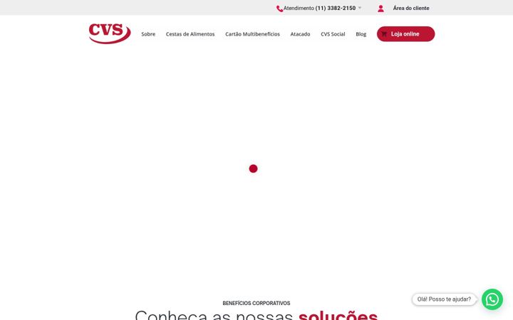 Екранна снимка на cvsbeneficios.com.br