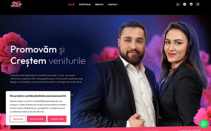 Screenshot of cvsistem.com
