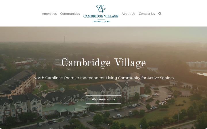 Screenshot of cvsliving.com