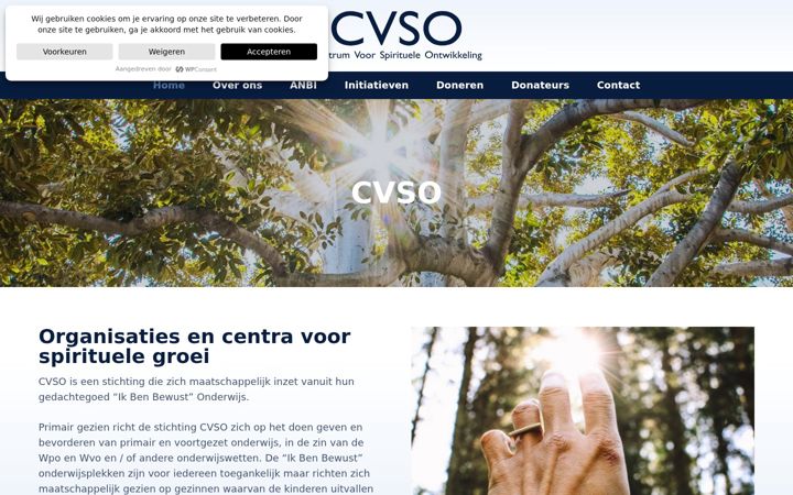 Screenshot of cvso.eu