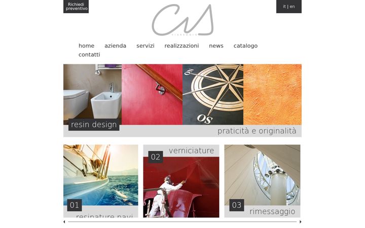 Screenshot of cvsviareggio.com