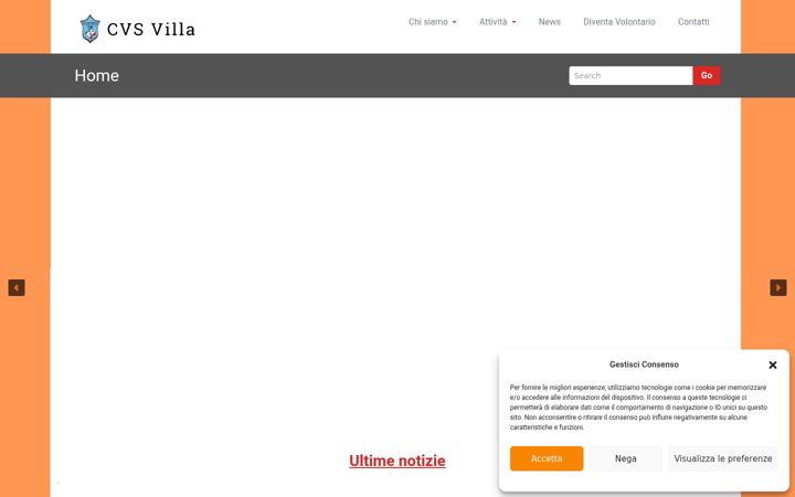 Screenshot of cvsvilla.org