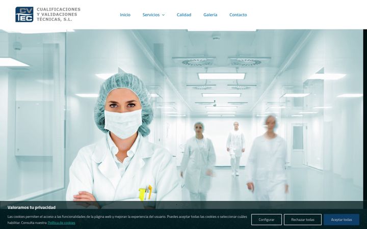 Screenshot of cvtec.es