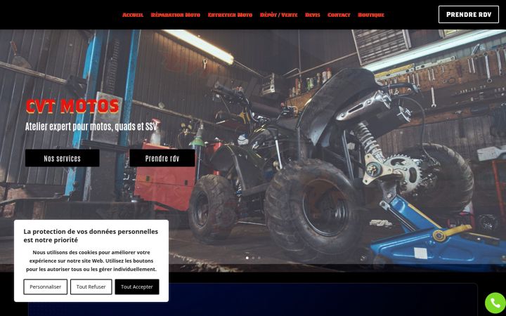 Snimka zaslona za cvtmotos-uzerche.fr