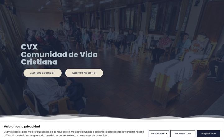 Screenshot of cvxcol.org