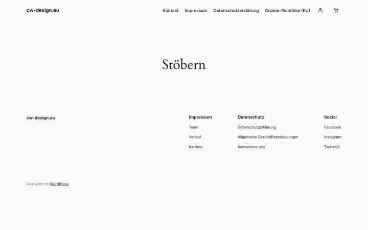 Screenshot of cw-design.eu