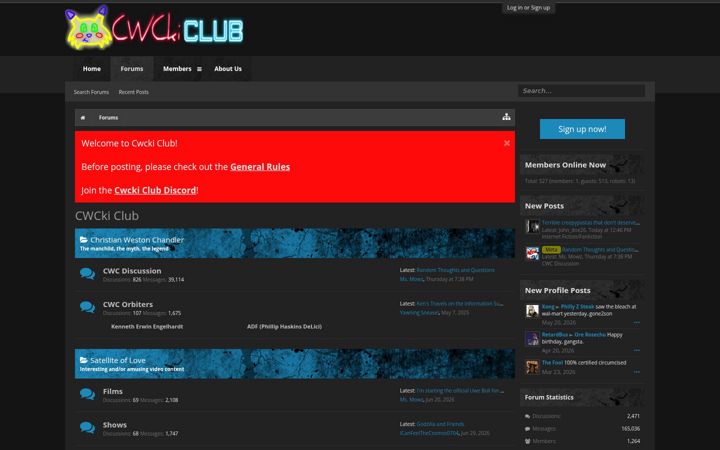Screenshot of cwcki.club