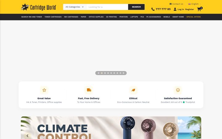 Screenshot of cwcyprus.com