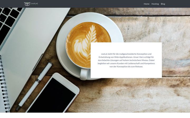 Screenshot of cwd.at