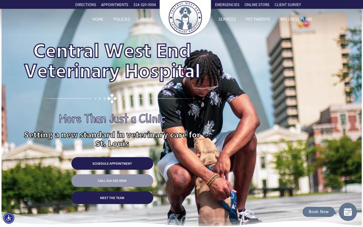 Screenshot of cwevet.com