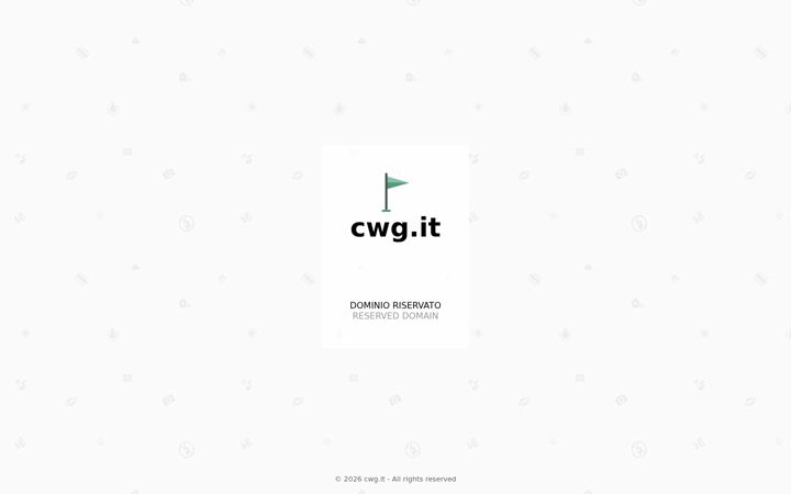 Screenshot of cwg.it