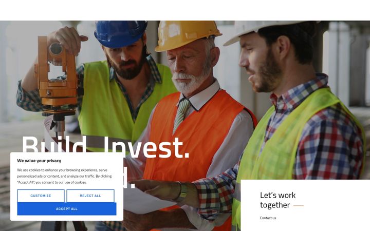 Screenshot of cwgservices.uk