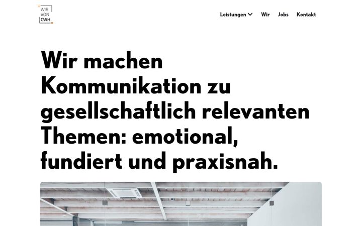 Screenshot of cwh.de