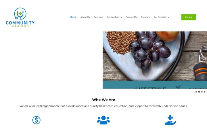 Screenshot von cwhclinic.org