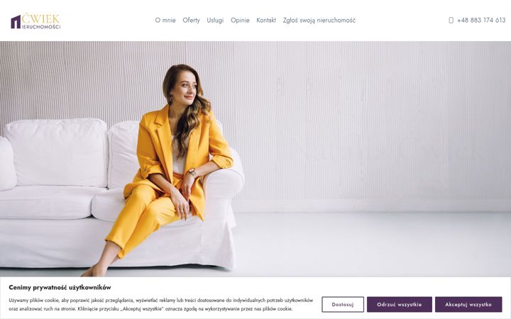 Screenshot of cwieknieruchomosci.pl