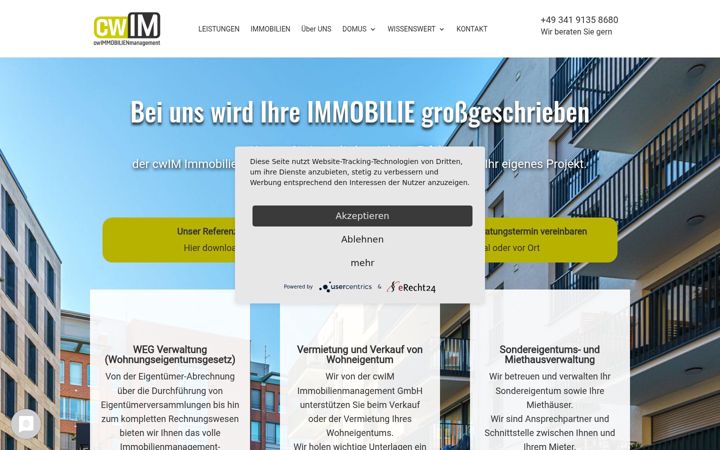 Screenshot of cwim.de