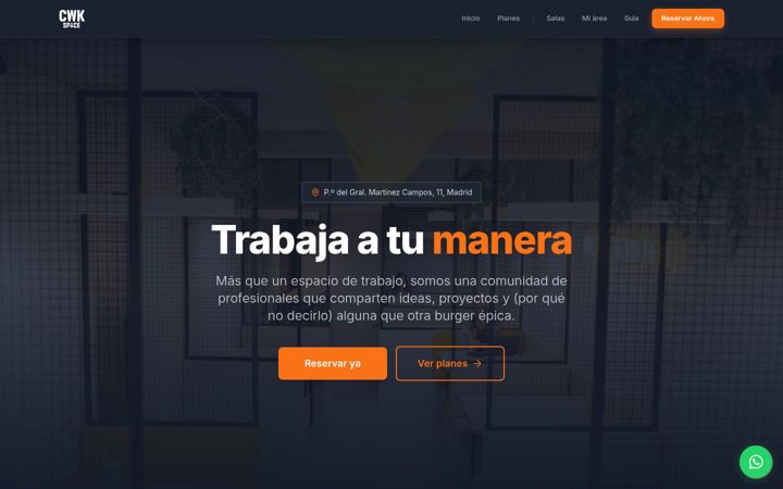 Screenshot of cwkspace.com