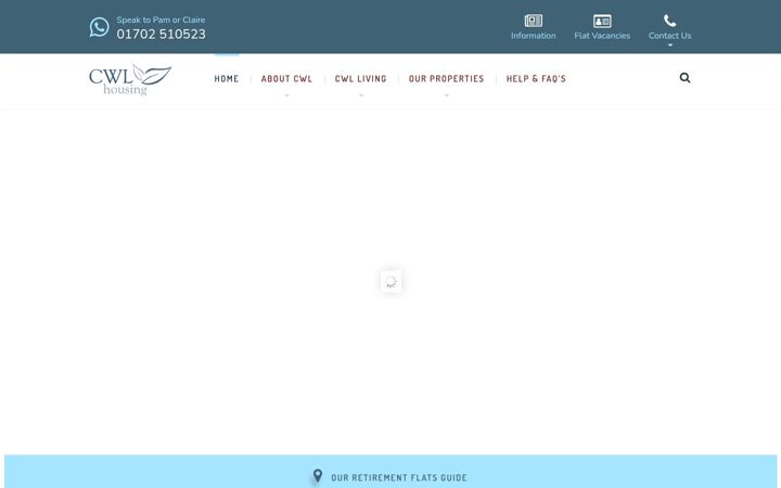 Screenshot of cwlhousing.co.uk
