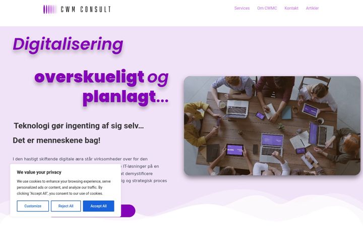 Screenshot of cwmc.dk