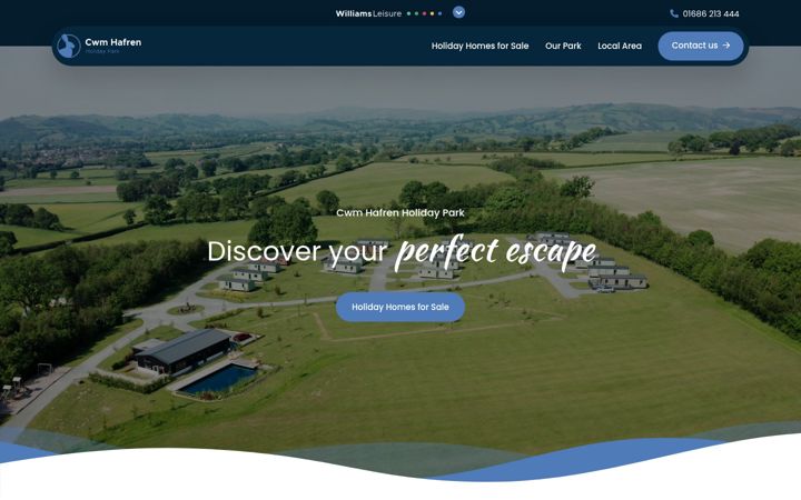 Screenshot di cwmhafren.co.uk