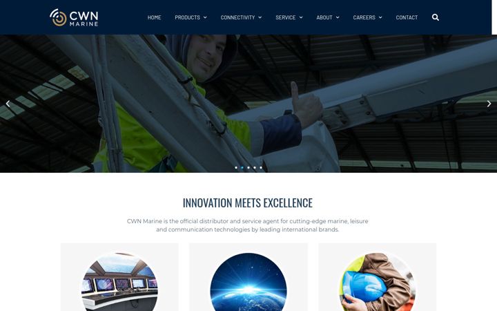 Screenshot of cwnmarine.com