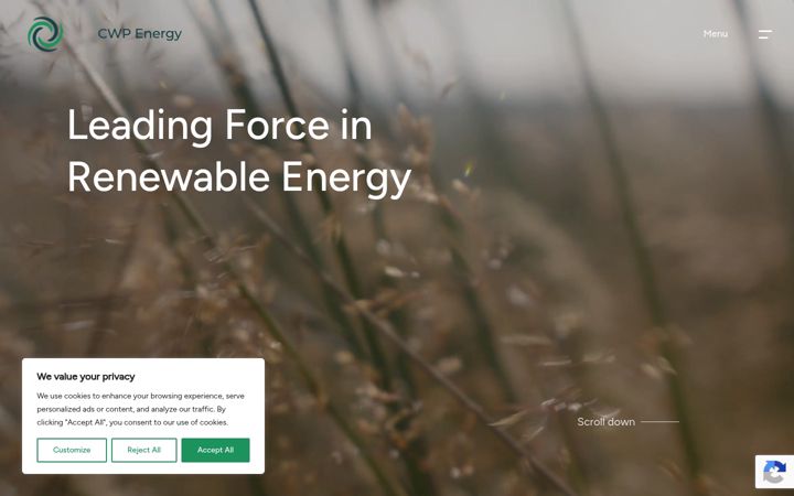 Screenshot di cwpenergy.uk
