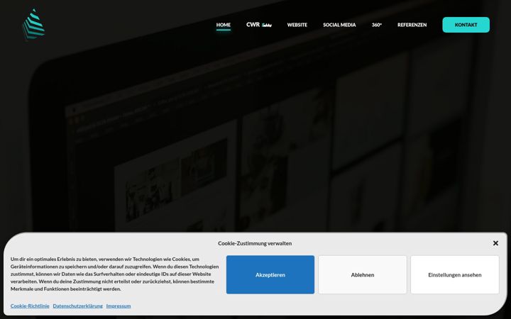 Screenshot of cwr-web-design.de