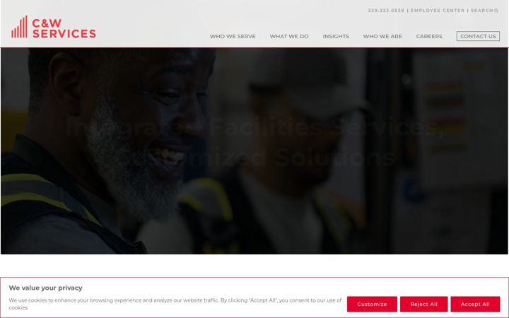 Screenshot of cwservices.com